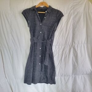 Tommy Hilfiger Black and White Polka Dot Dress. Sz S/P
